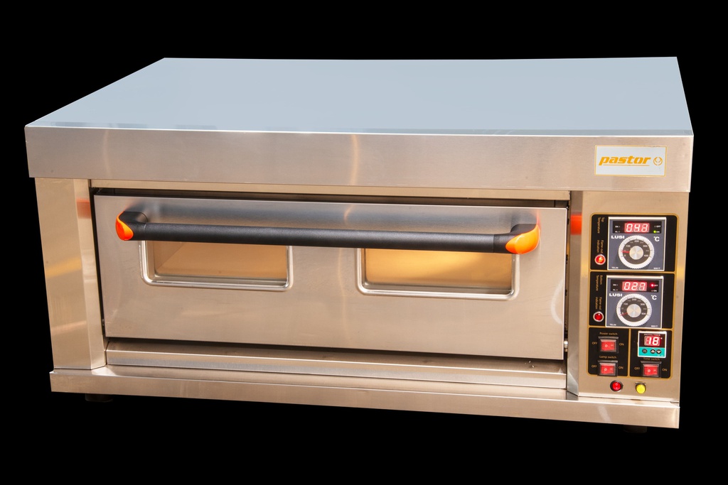 Horno de Piso 20DS de 1 Cámara  c/Vaporizador - 2 bandejas de 60x40 - Monofásico 220V 50Hz